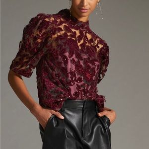 Authentic Velvet Cutwork and Cami Set